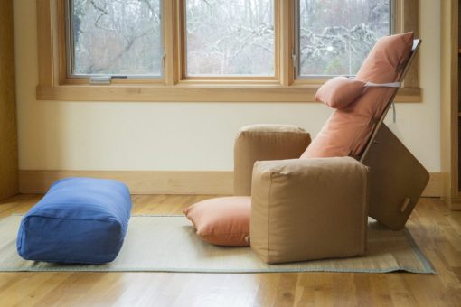 Organic Floor Chair and Yoga Bolster