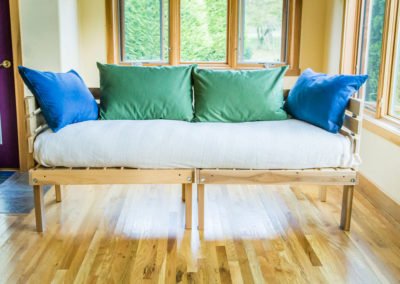 organic futon sofa
